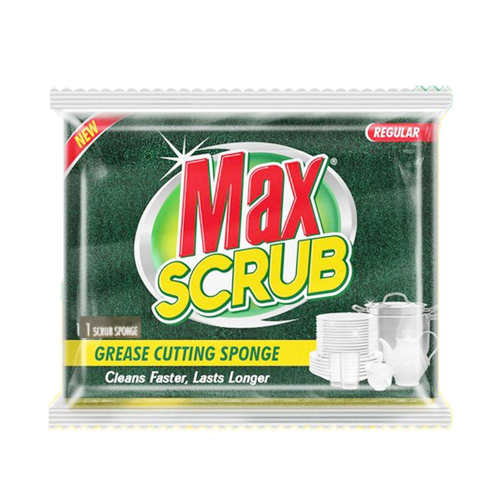MAX GREASING CUTTING MEDIUM SPONGE WITH SCRUB Default Title - MamasJan Grocery Nonfood