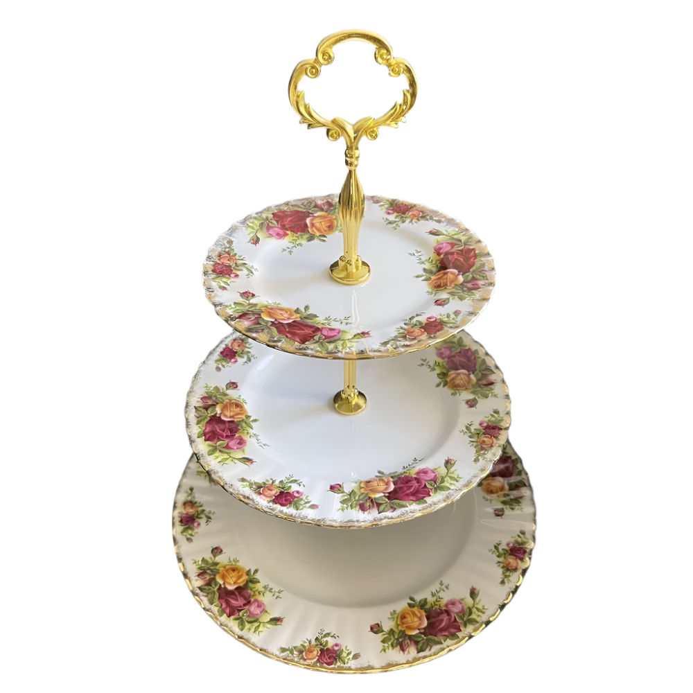 DISH CAKE ROYAL BISTRO 3TIRE K105-3-801 Default Title - MamasJan Crockery