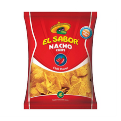 EL SABOR NACHO CHIPS CHILI FLAVOR 100 GM Default Title - MamasJan Grocery