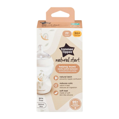 TOMMEE TIPPEE NATURAL START TINTED PP BOTTLE 260 ML Default Title - MamasJan Grocery Nonfood