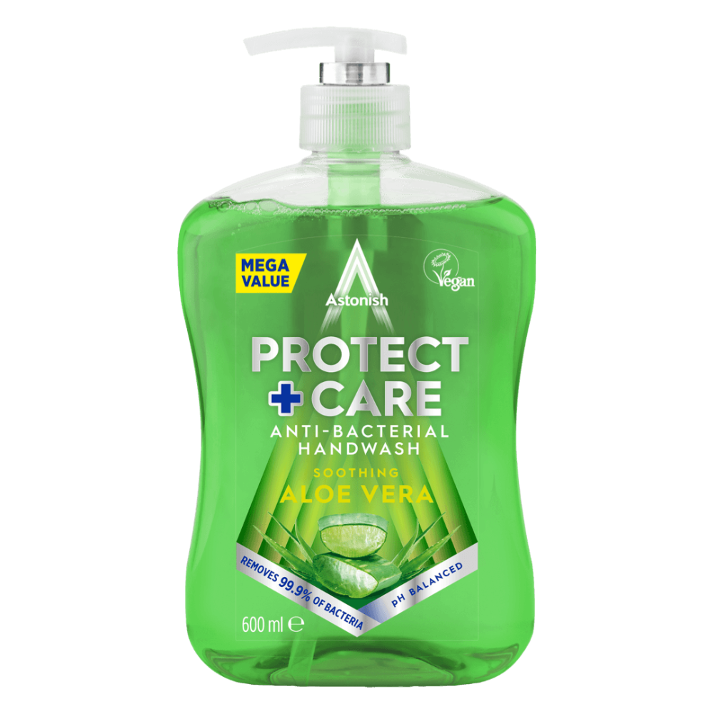 ASTONISH HAND WASH ALOE VERA ANTI BACTERIAL 650 ML Default Title - MamasJan Grocery Nonfood