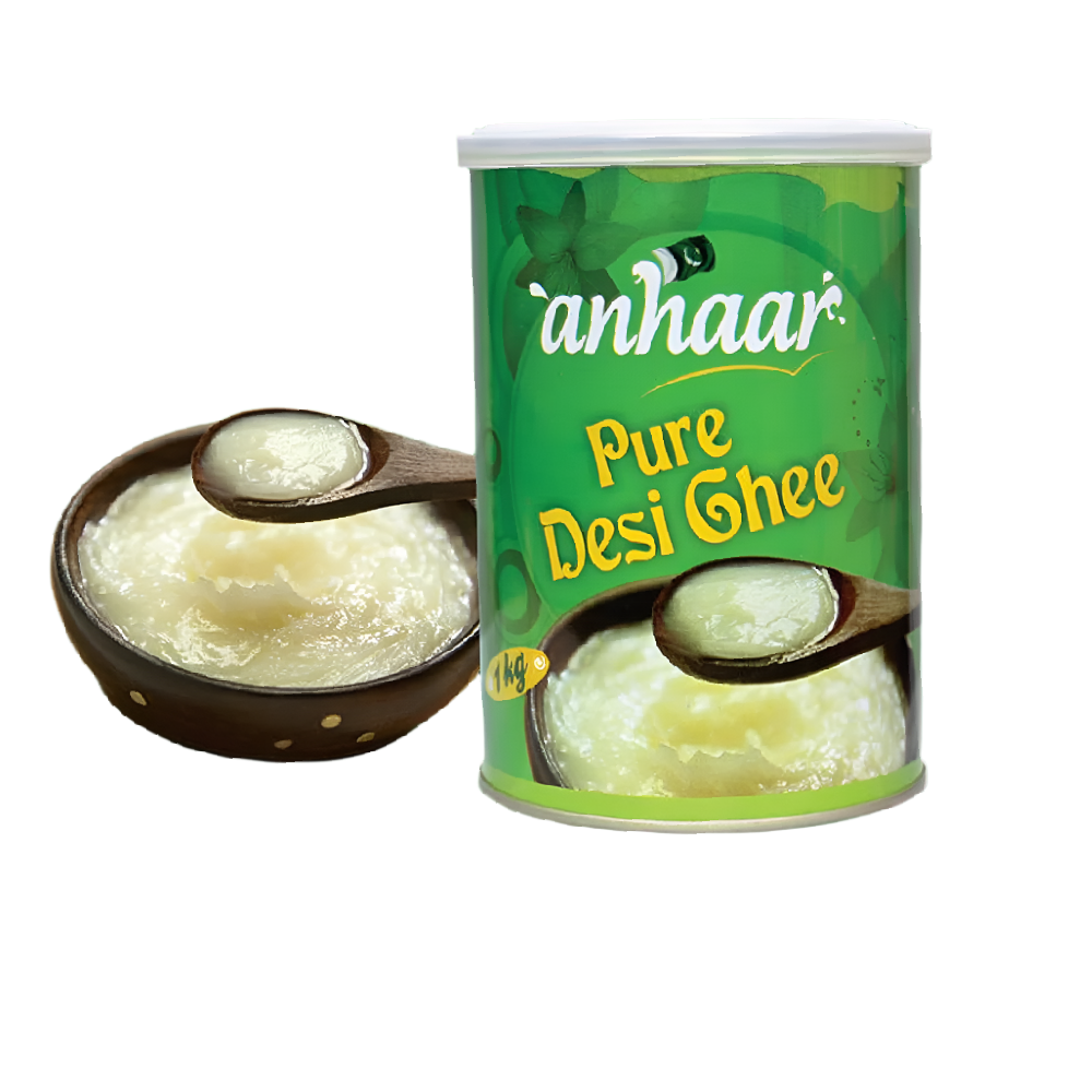 ANHAAR PURE DESI GHEE 1 KG Default Title - MamasJan Grocery