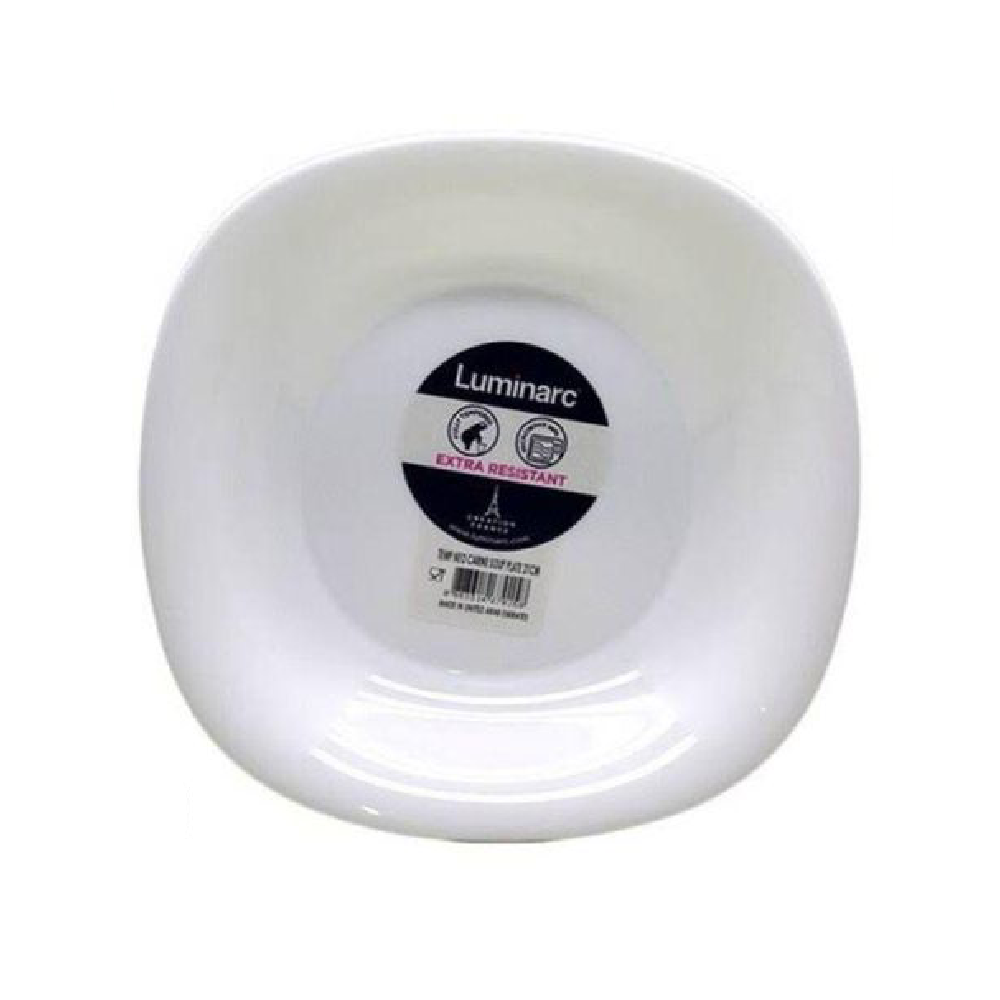 PLATE DINNER LUMINARC CARINE WHITE N6804 Default Title - MamasJan Crockery