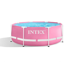 28290 INTEX PINK METAL FRAME POOL 8X30 Default Title - MamasJan Toys