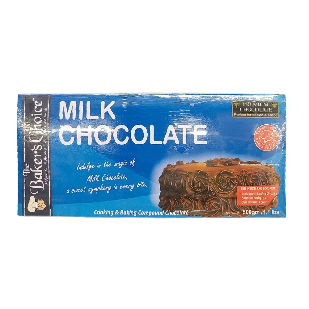 BAKERS CHOICE MILK CHOCOLATE 500 GM Default Title - MamasJan Grocery