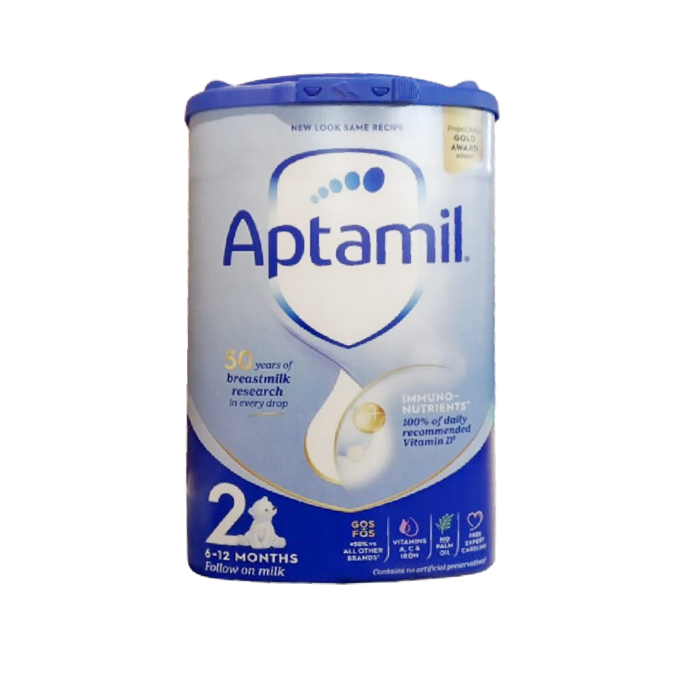 APTAMIL MILK POWDER FOLLOW ON MILK 6-12 MONTHS STAGE 2 800 GRAM Default Title - MamasJan Grocery