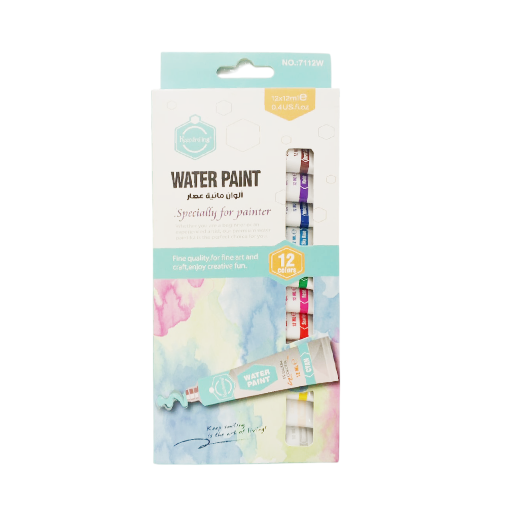 KEEP SMILING WATER COLOR 12 7112W Default Title - MamasJan Toys