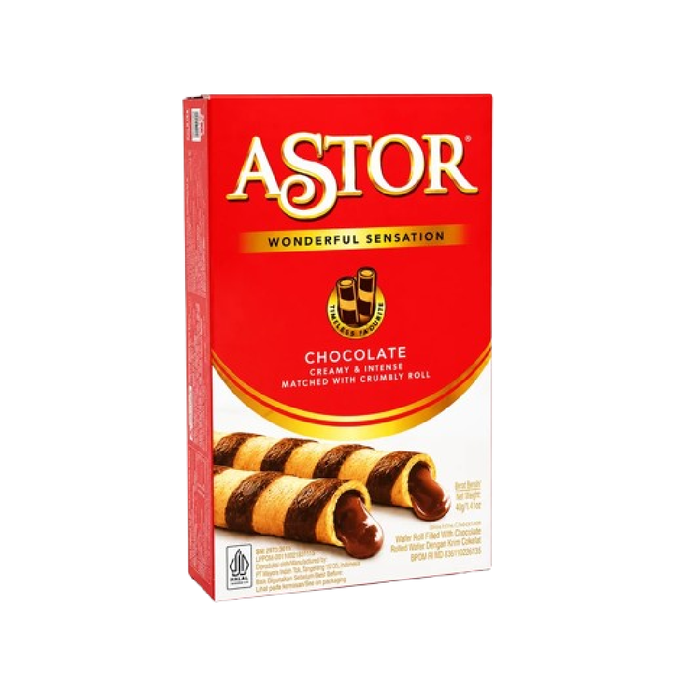 ASTOR WAFER STICK CHOCOLATE 40 GM Default Title - MamasJan Grocery