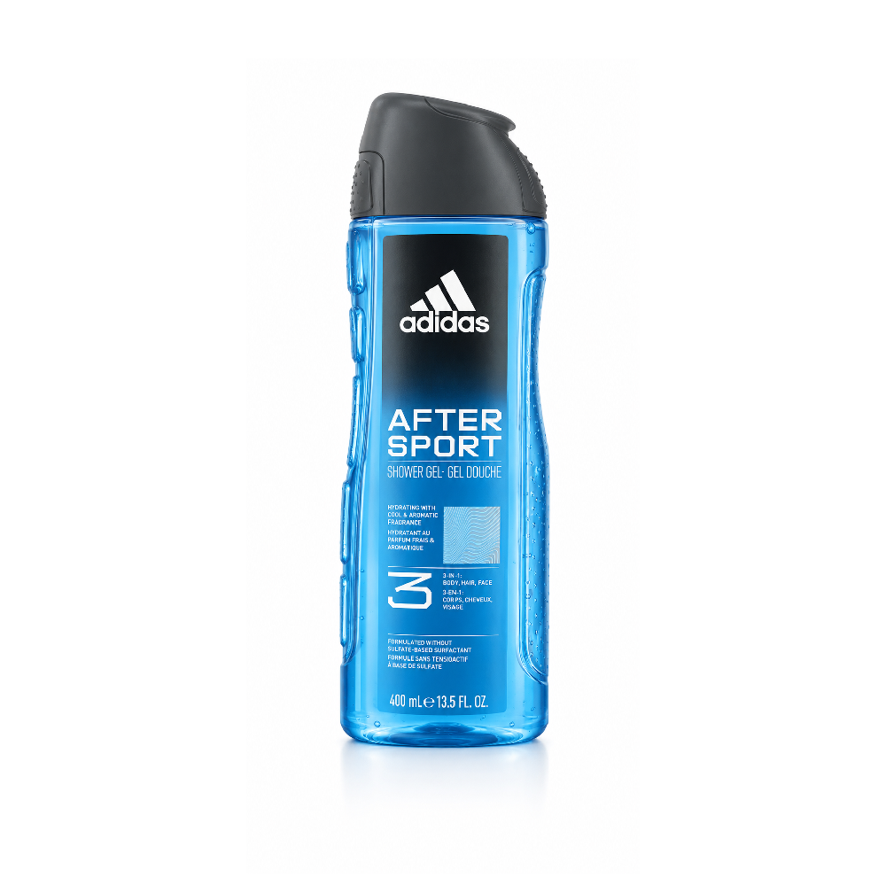 ADIDAS SHOWER GEL AFTER SPORT HYDRATING 3IN1 400 ML Default Title - MamasJan Grocery Nonfood