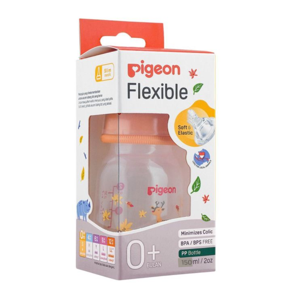 PIGEON FEEDING BOTTLE STREAMLINE SHAPE 150 ML 78283 Default Title - MamasJan Grocery Nonfood