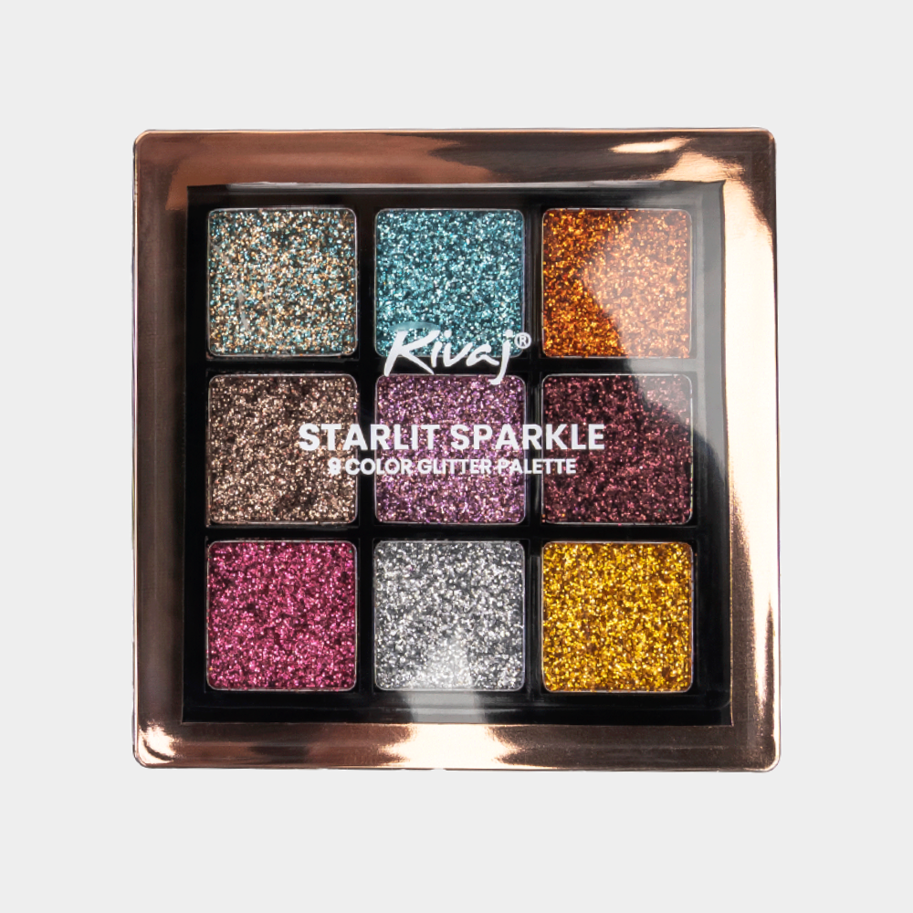 RIVAJ STARLIT SPARKLE GLITTER PALETTE 4 - MamasJan Makeup