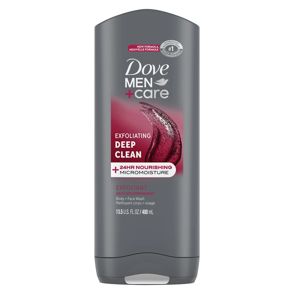 DOVE MEN CARE BODY AND FACE WASH DEEP CLEAN 400 ML Default Title - MamasJan Grocery Nonfood