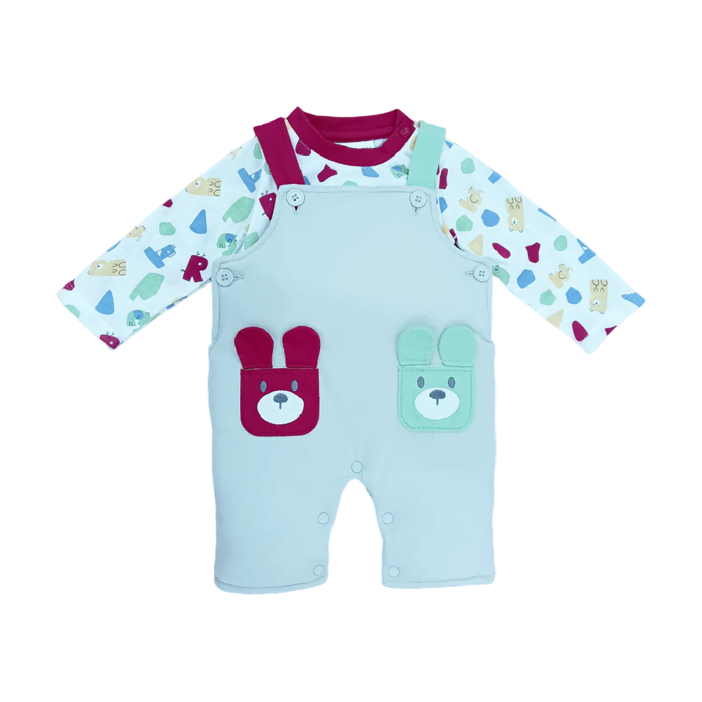 BOYS L/S QUILTED ROMPER MZW-24 0-3M 241-003 Default Title - MamasJan KidsWear