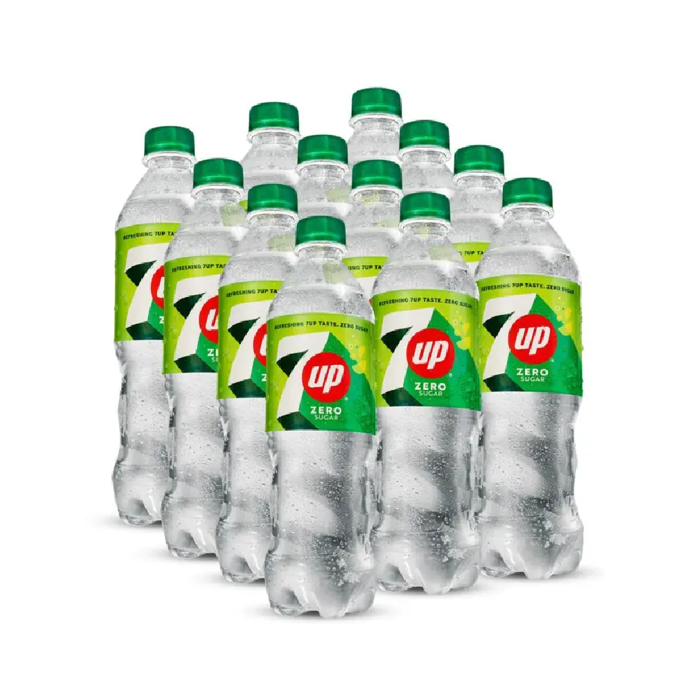 7 UP BOTTLE FREE 500 ML-CARTON 500ML X 12 - MamasJan Grocery