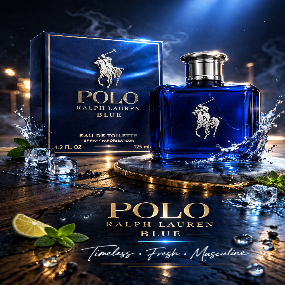 RALPH LAUREN POLO BLUE FOR MEN EDT 125 ML Default Title - MamasJan s