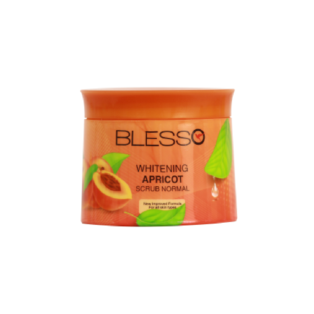 BLESSO NATURALS WHITENING SCRUB APRICOT 75ML Default Title - MamasJan skincare