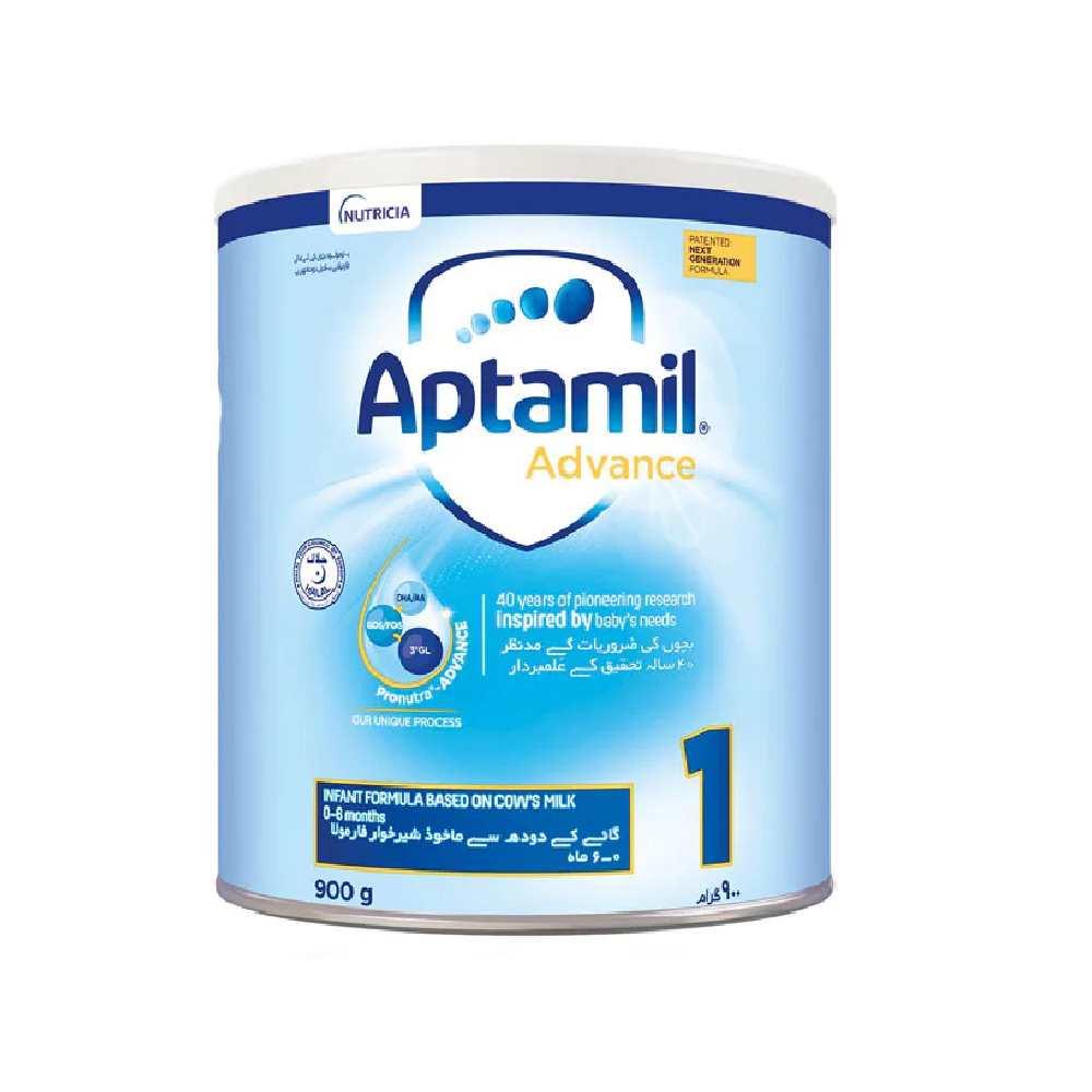 APTAMIL ADVANCE MILK POWDER STAGE 1 TIN 900 GM Default Title - MamasJan Grocery