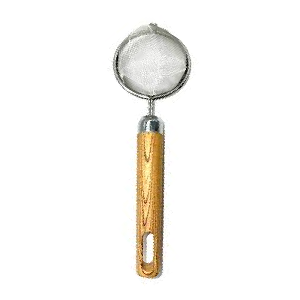 TEA STRAINER WOODEN HANDLE CC034W061 Default Title - MamasJan Crockery