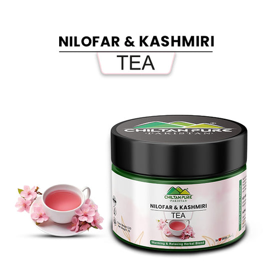 Nilofar & Kashmiri Tea – Refreshes Mood, Energy Booster, Relieves Stress, Treats Cold & Flu