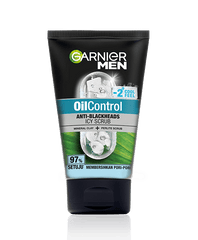 Garnier Men Oil Control Anti Blackheads Brightening Icy Scrub 100Ml
