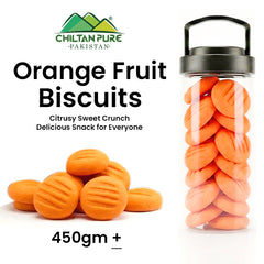 Orange Biscuit Cookies / Made With Organic Desi Butter, Bakery Biscuit