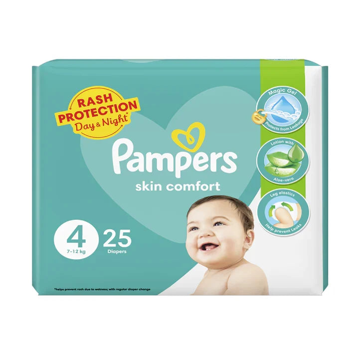 PAMPER DIAPER JUMBO PACK MAXI NO4 25 PCS 7-14KG Default Title - MamasJan Grocery Nonfood