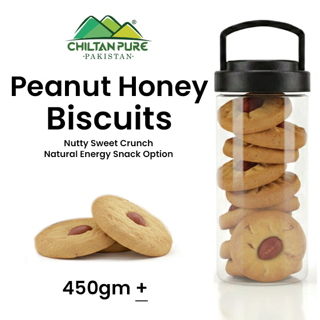 Peanut Honey Biscuit Cookies / Made With Organic Desi Butter, Bakery Biscuit