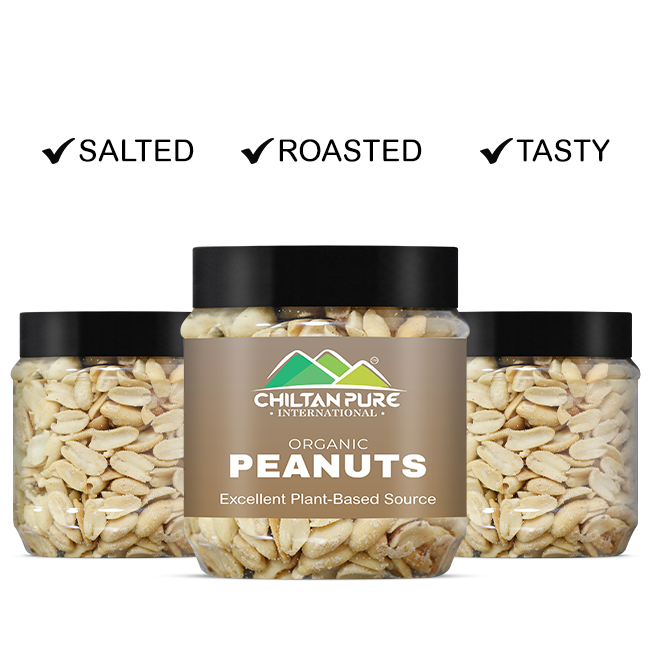 Peanuts Nuts - Great addition in your daily routine, Contains vitamins B , good source of healthful fats, proteins &amp; fiber - Pure Organic.