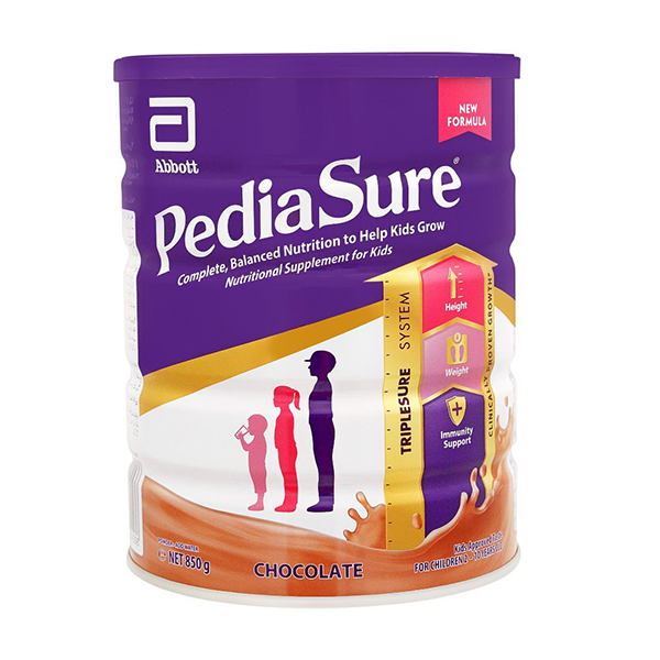 Pediasure Triplesure Chocolate Milk Powder 850g