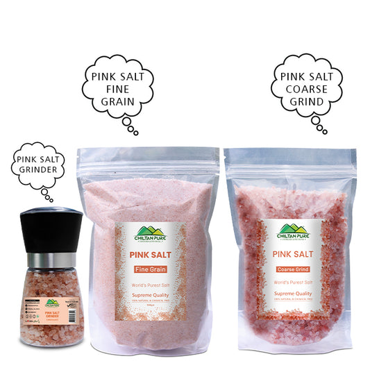 Chiltan Pink Salt [Set of 3] 100% Pure & Finest Quality