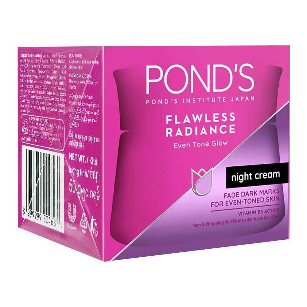 Ponds Flawless Radiance Even Tone Glow Night Cream 50G