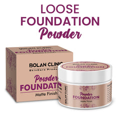 Loose Powder Foundation - Adds a Touch of Elegance to Your Makeup Look, Lightweight, Matte Finish, Velvety Softness & Flawless Canvas
