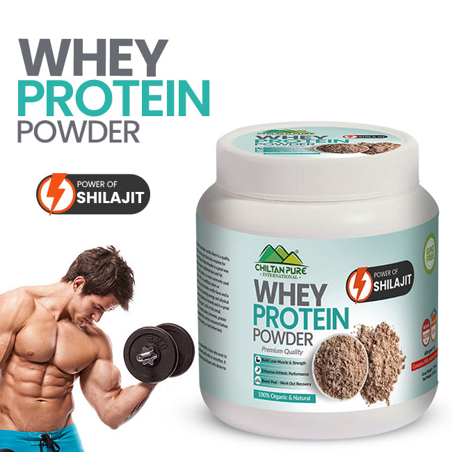 Whey Protein Powder - Power OF Shilajit, Build Lean Muscle & Strength, - Mamasjan