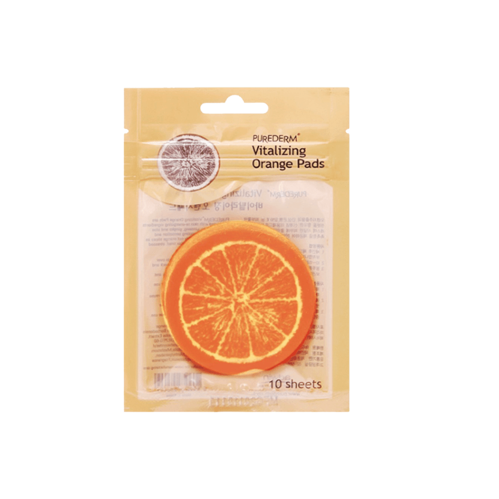 Purederm Vitalizing Orange Pads 10 Sheets Ads201