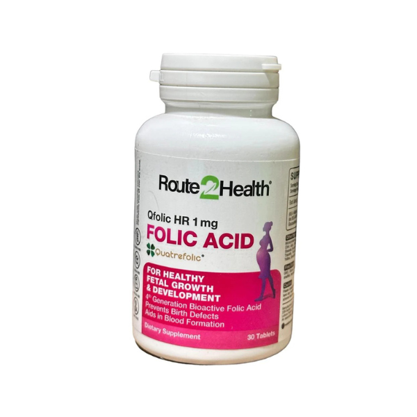 Qfolic HR Tablets 1mg (1 Bottle = 30 Tablets)