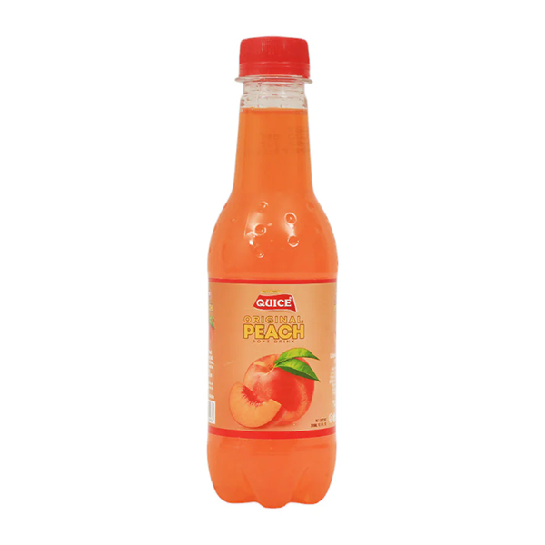 Quice Peach Carbonated Soft Drink 300ml