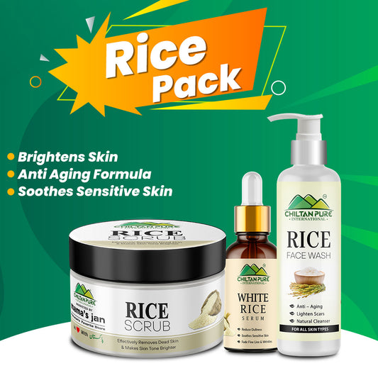 Rice Pack - Removes Dead Skin Cells, Lighten Scars & Reduce Dullness