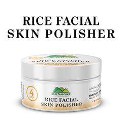 Rice Skin Polisher – Hydrates Skin, Anti-Aging, Delivers moisture, Boosts Blood Flow, Exfoliates Dry & Flaky Skin