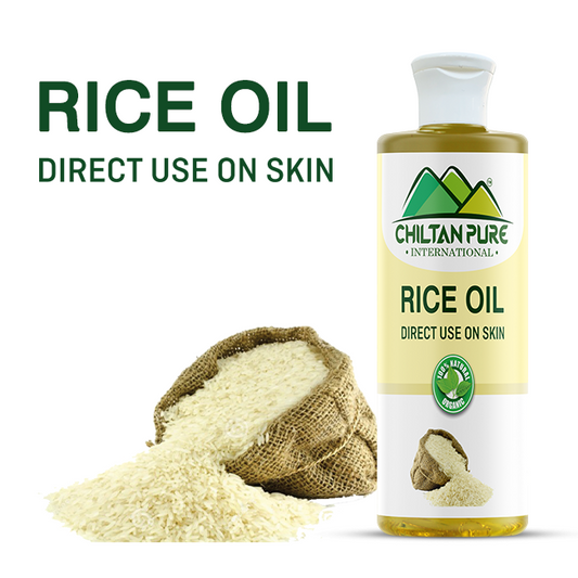 Rice Oil – For rice lovers best choice – Helps moisturize skin, soothes skin, Reduces skin inflammation, Pure Organic [Infused]
