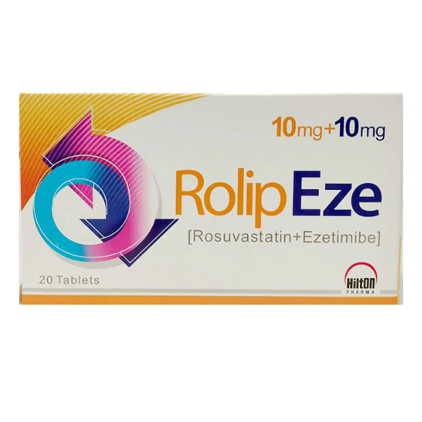 Rolip Eze Tablet 10/10mg (1 Box = 2 Strips) (1 Strip = 10 Tablets)