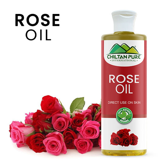 Rose Oil – Rose oil excellent for skin hydration, skin cell turnover, rich in antioxidants 100% pure organic [Infused]