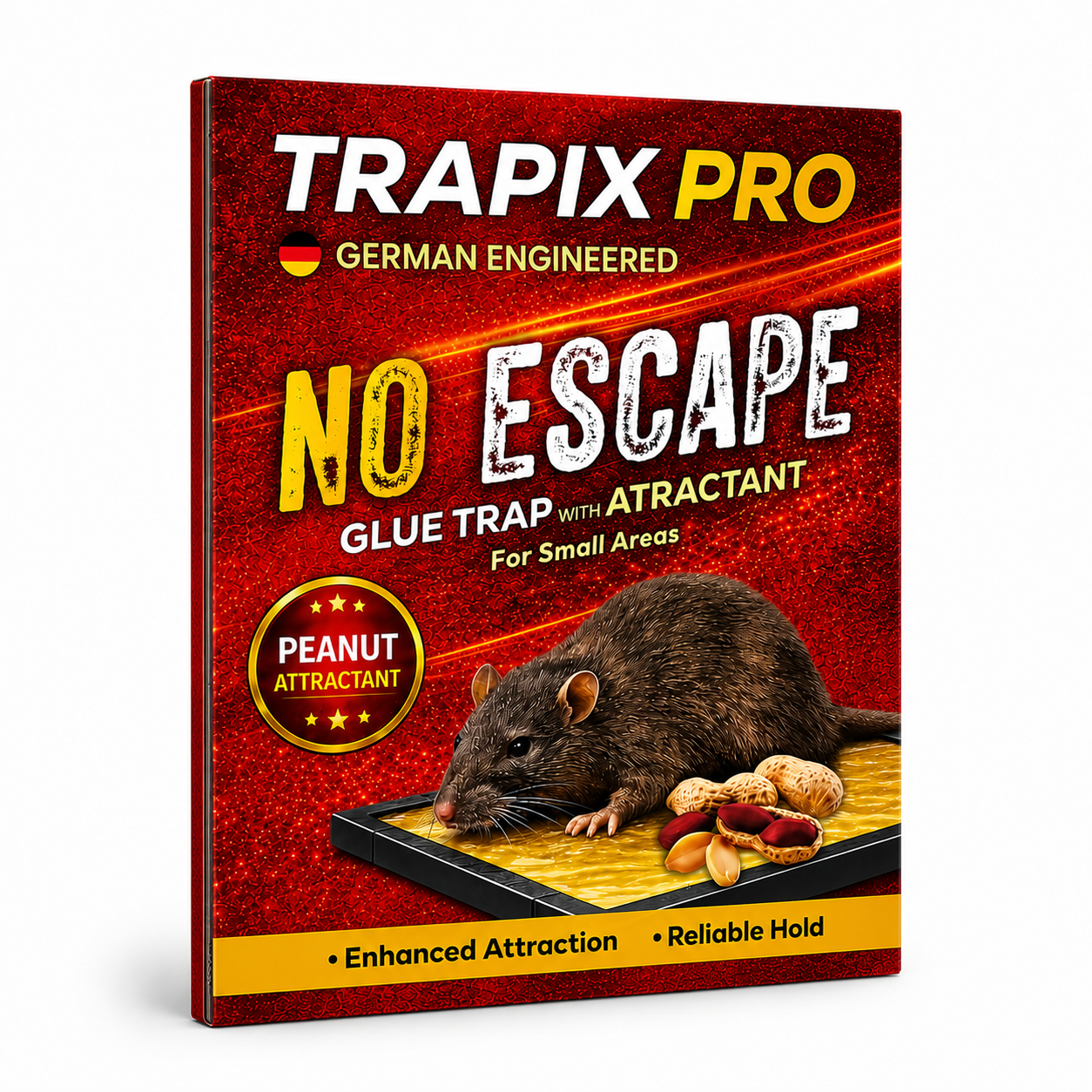TRAPIX PRO NO ESCAPE GLUE TRAP WITH PEANUT ATTRACTANT Default Title - MamasJan New Arrivals