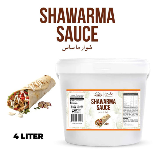 Shawarma Sauce 4 Liter Institutional Bulk For HORECA Family, Hotels, Restaurants, Catering ,Cafes