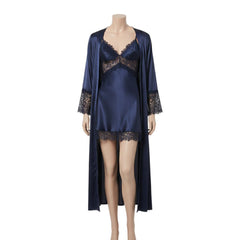 BELLEZA SHORT NIGHTY WITH ROBE 7655 PINK / FREE - MamasJan Lingerie