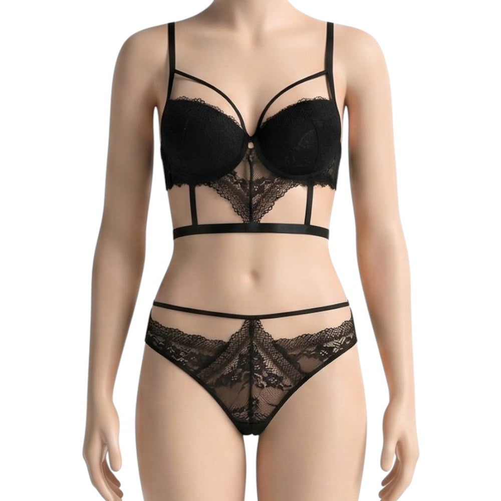 ANIL BRA SET 4809 38-B / BLACK - MamasJan Lingerie