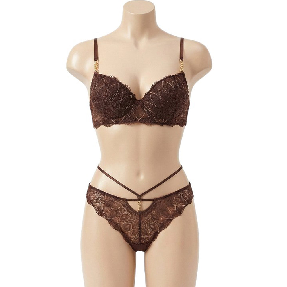 ANIL BRA SET 4819 40-B / BROWN - MamasJan Lingerie