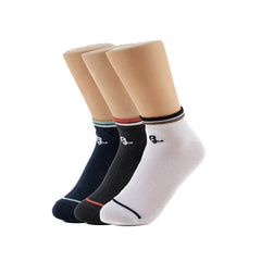BELLEZA 3 PACK LOW ANKLE SOCKS SK-02 RED MIX / L - MamasJan Lingerie