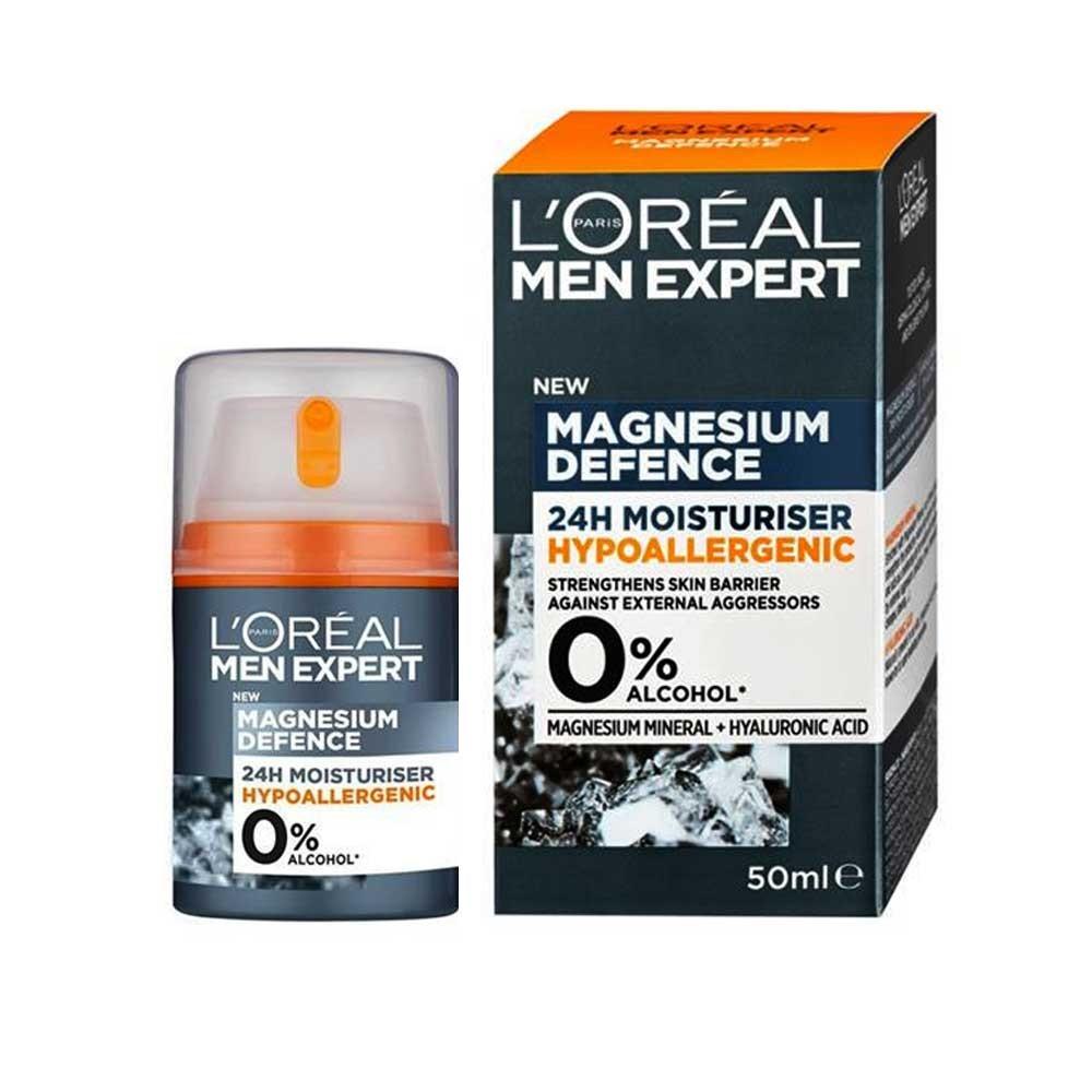 Loreal Men Expert Hydra Energetic Moisturizer Magnesium Defence 24H Hypoallergenic 50Ml