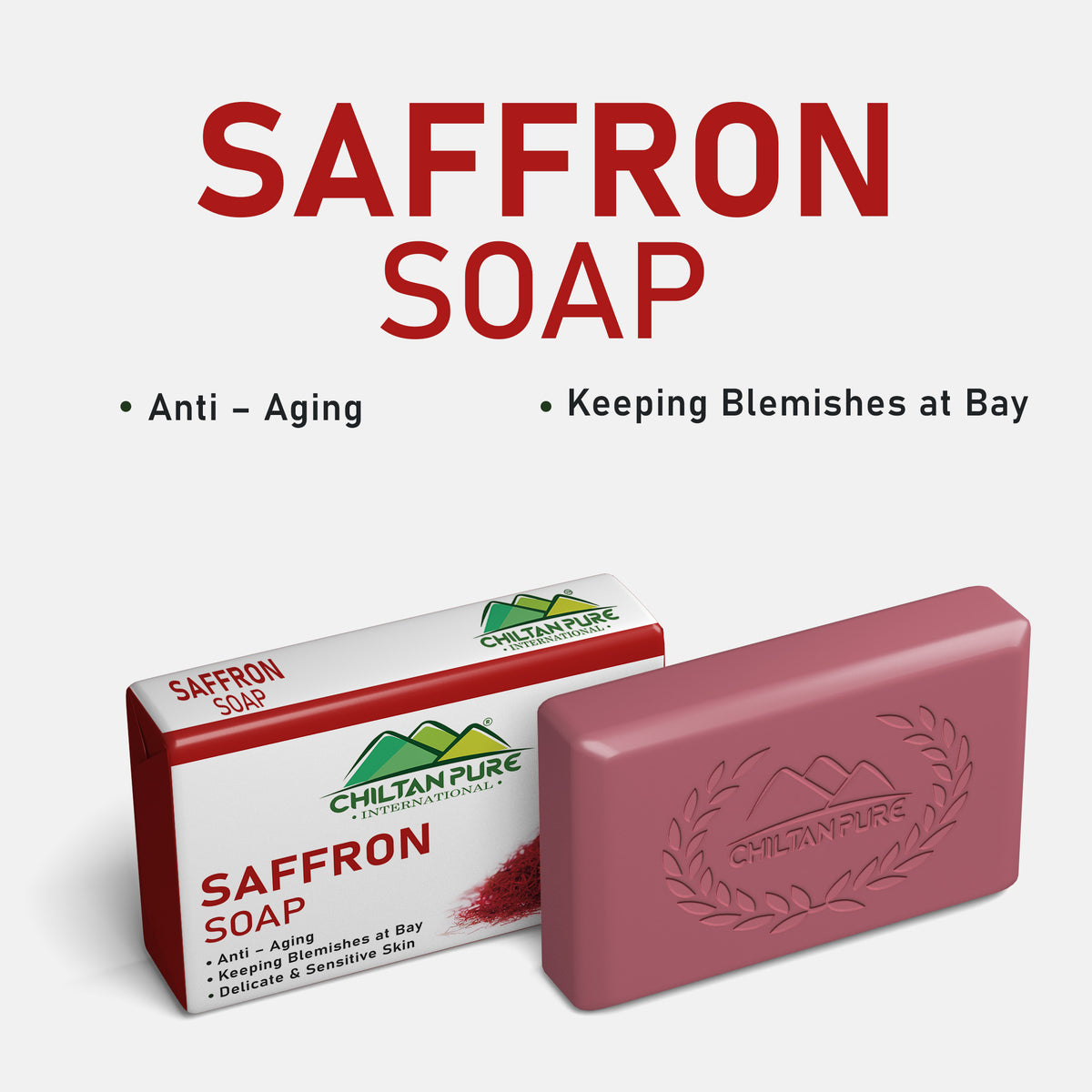 Saffron Soap - Anti-aging,& Keeping Blemishes at Bay