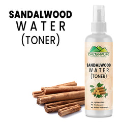 Sandalwood Water [Pocket Size 50ml] – Enhanced with skin soothing properties, Balances Skin pH, Purifies Skin & Suited for All Skin Types